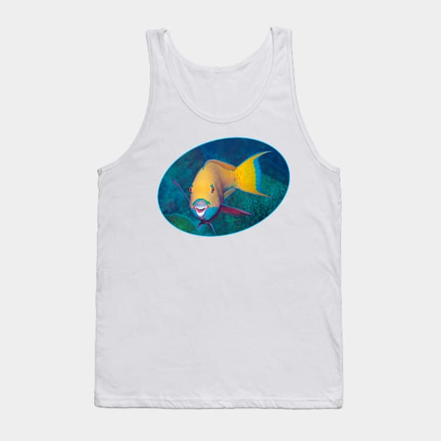 Parrotfish | Am I beautiful? | Tank Top by Ute-Niemann